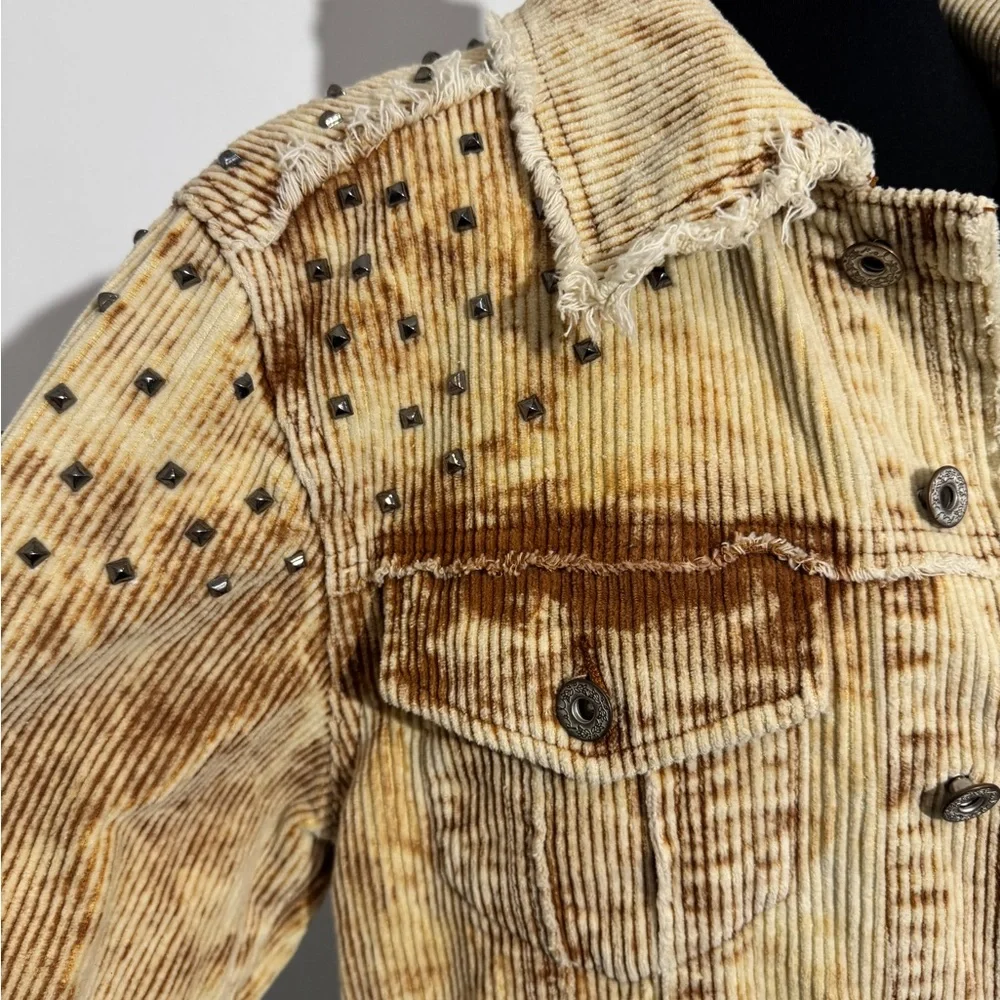 POL Studded Distressed Corduroy Jacket – Size Small - Picture 11 of 16
